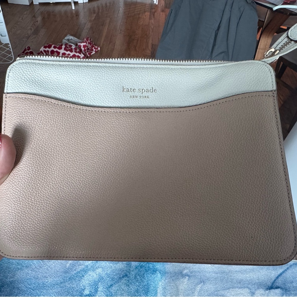 Kate Spade Tan and Cream Bag